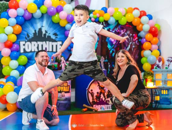 Fotografia Festa Infantil de Felipe - 8 anos - Buffet Olimpo Kids - SP