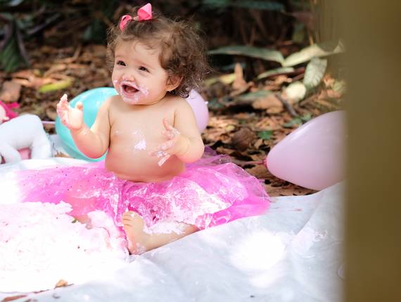 Ensaios de Smash the cake Gabriela