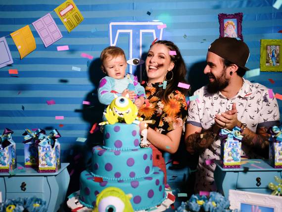 Aniversário de Aniversário 1 ano Theo