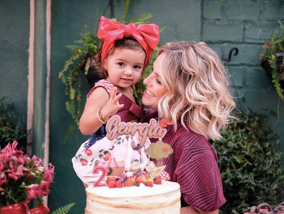 Aniversário de Aniversário 2 anos Georgia