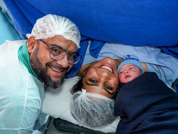 Parto Cesárea de Nascimento Enrico Lorenzo