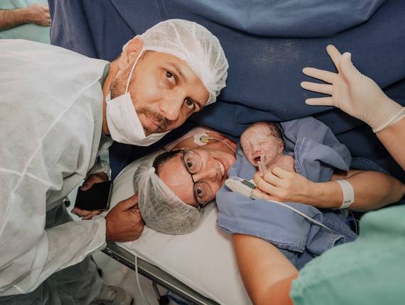 Parto Cesárea de Nascimento Sarah