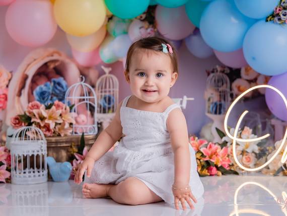 Ensaio Smash The Cake  de Anna Elisa 1 aninho