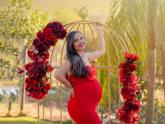 Ensaio Gestante de À ESPERA DO GABRIEL