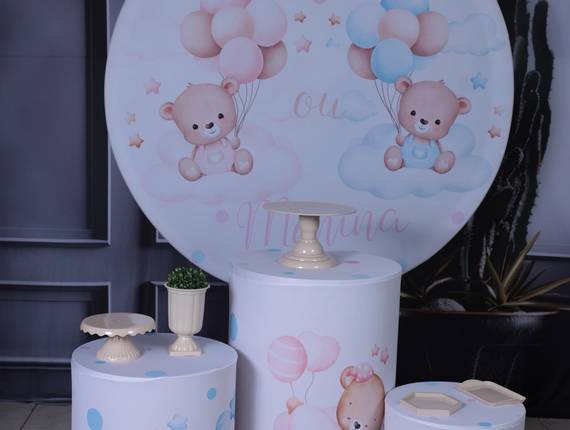 PEGUE E MONTE de CHÁ REVELAÇÃO/ CHÁ DE BEBÊ