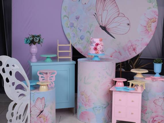 PEGUE E MONTE de BORBOLETAS/JARDIM