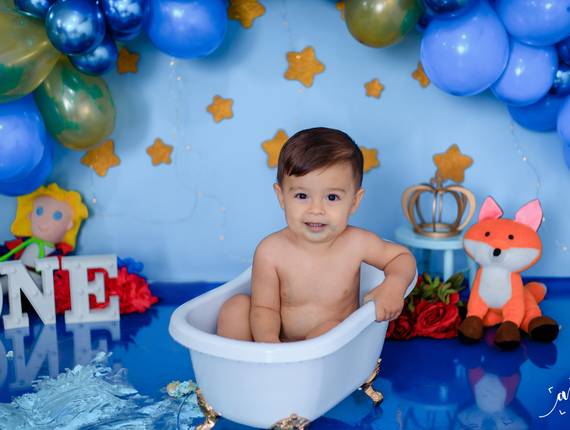 Ensaio Smash The Cake  de Luiz Miguel- 1 aninho 