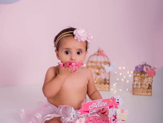 Ensaio Smash The Cake  de Alice