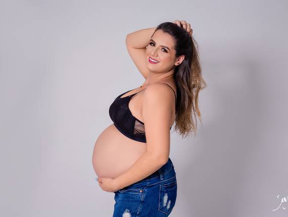 Ensaio Gestante de À espera do Antônio Marcos 