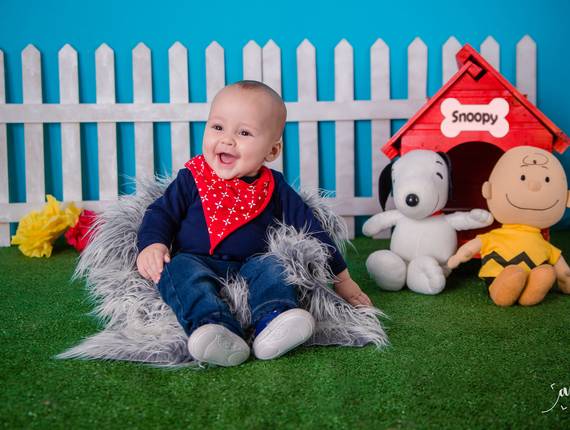 Ensaio Infantil  de Miguel 5 Meses