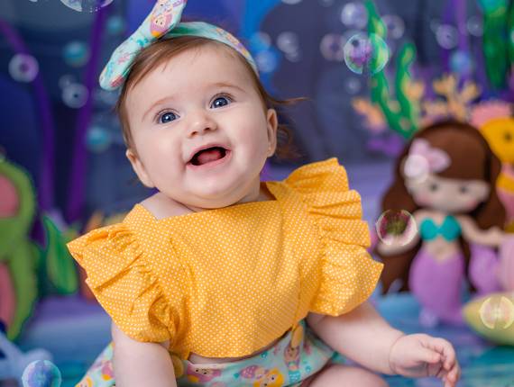 Ensaio Infantil  de Antonella 6 meses