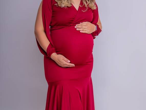 Roupas Gestantes de Vestidos Disponíveis para Gestantes (Ensaio Comum)