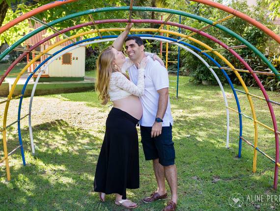 Gravidez de Ensaio Gestante Samantha