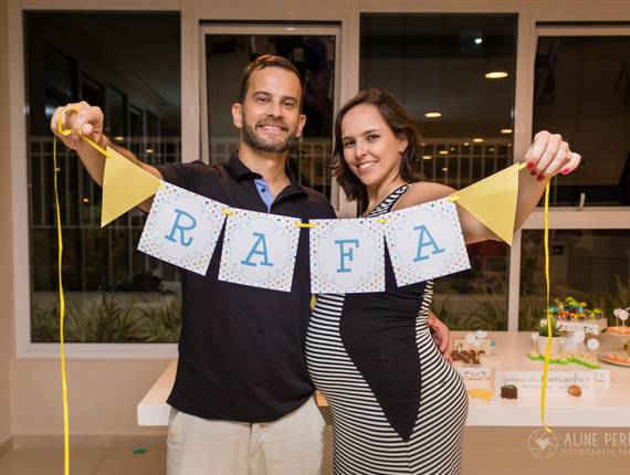 Gravidez de Chá de bebê Rafa
