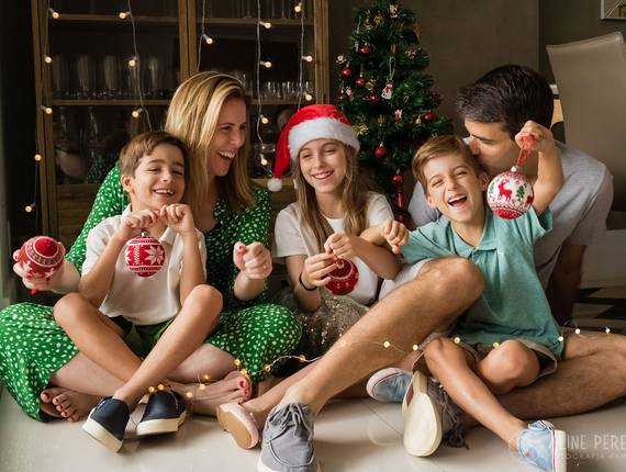 Ensaio de família de Ensaio de Natal Laura e família