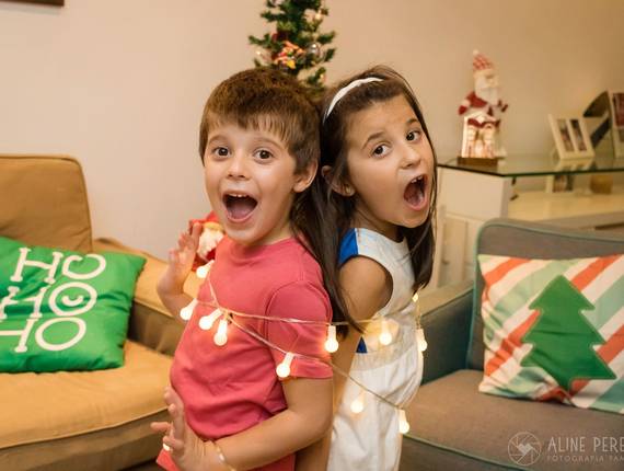 Ensaio de família de Ensaio de Natal Carol e Família