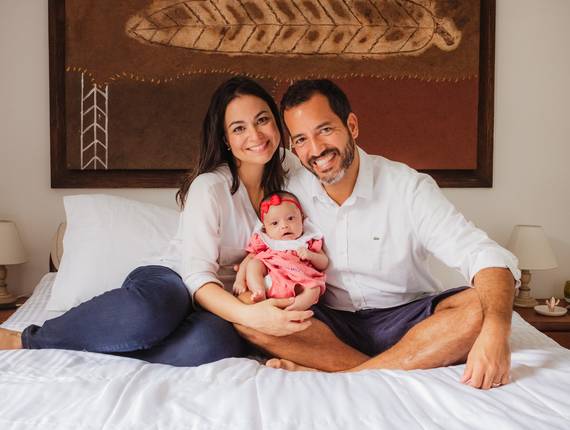 Ensaio de família de Ensaio Newborn Mafe