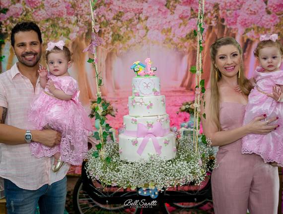 Aniversario Infantil de Primeiro aninho Alicia e Lara
