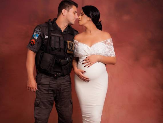 Gestante Estúdio de Agatha a doce espera de Gael