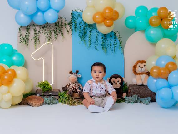 Cake smash de Nicollas 