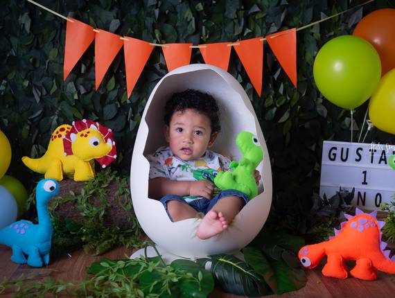 Cake smash de Gustavo - Cake smash