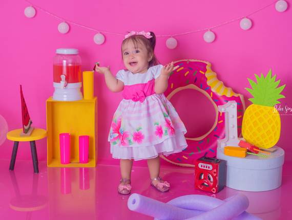 Cake smash de Alicia  - Cake smash sonho de verão