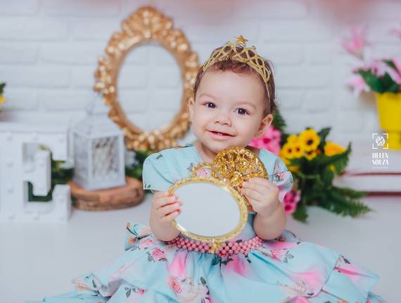 Cake smash de Clarice - Cake Smash ( Primeiro aninho )