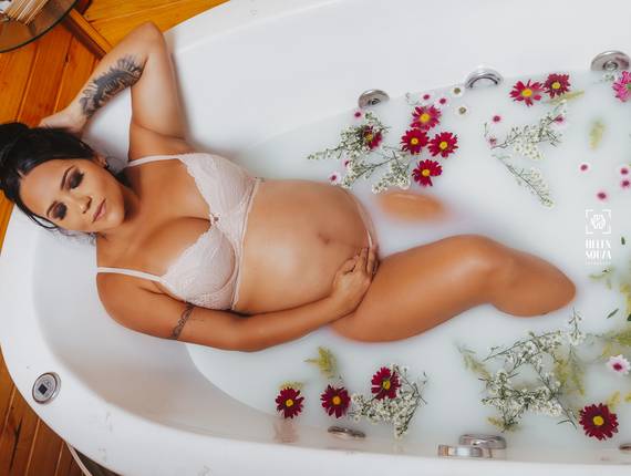 Gestante Estúdio de A maravilhosa espera de Júlia <3