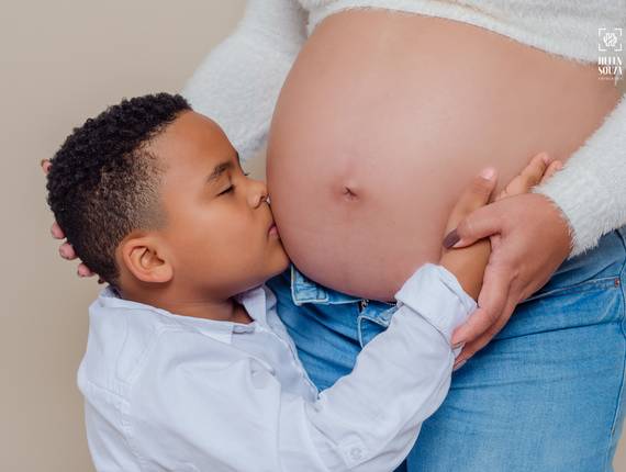 Gestante Estúdio de Bianca a maravilhosa espera de Théo