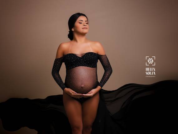 Gestante Estúdio de Carol a doce espera de Helena