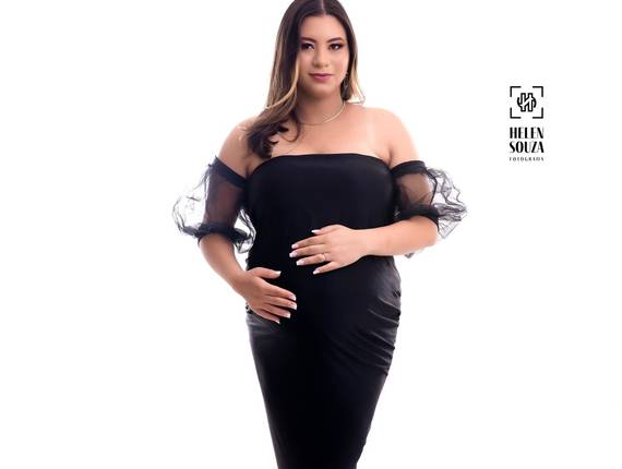 Gestante Estúdio de Karoline a doce espera do Anthony