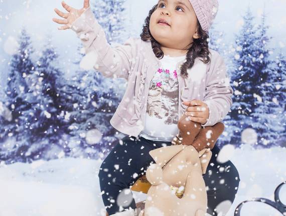 Infantil ♥ de Sessão de Natal - Alicya ♥
