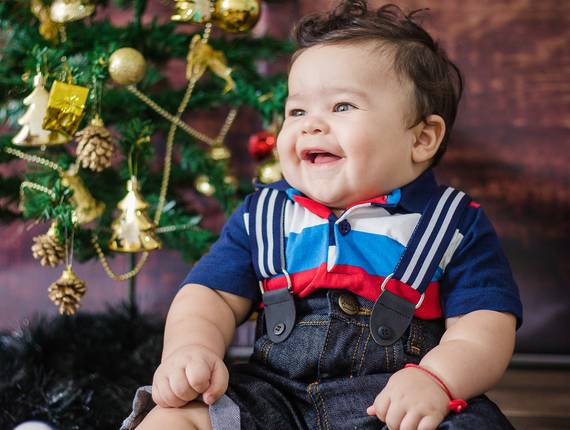 Infantil ♥ de Sessão de Natal - Arthur