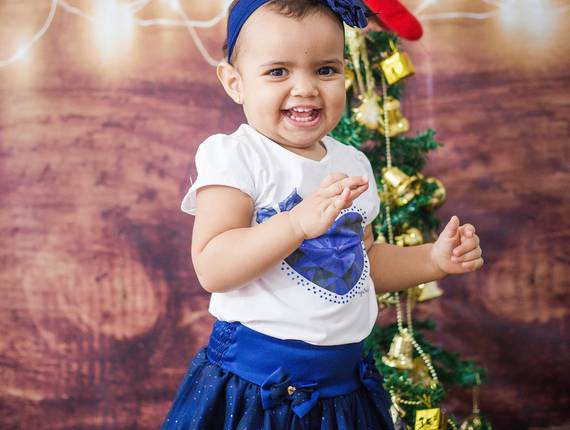Infantil ♥ de Sessão de Natal -  ~Maria Júlia ♥