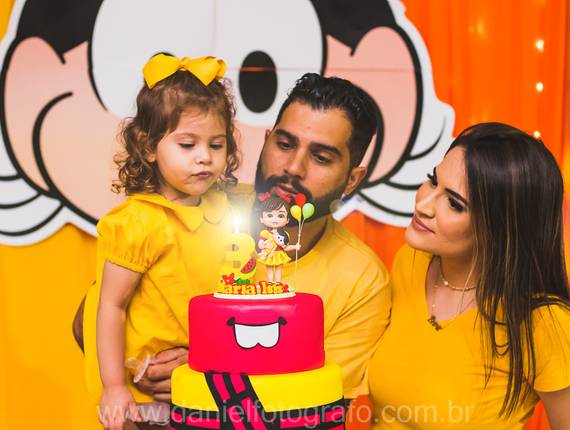 Aniversário Infantil de Aniversário de 3 Anos da Maria Isis