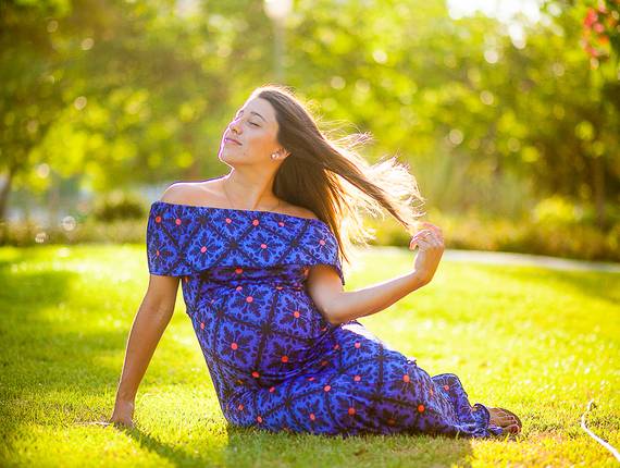 Gestante de Esperando Pedro - Jardim 