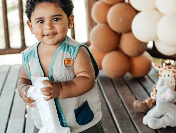 Ensaio infantil de Ensaio pré-aniversário - Derick 1 ano