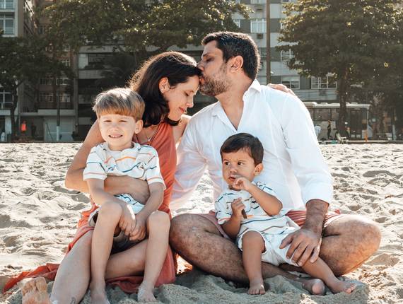 Ensaio Família de Familia Priscila, Tiago, João e Davi