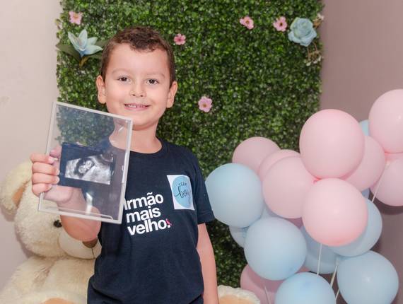 Ensaio Gestante de Chá Revelação - Flavia