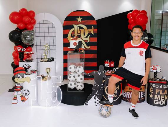 15 Anos de JOÃO GABRIEL FAZ 15 ANOS - TEMA FUTEBOL 
