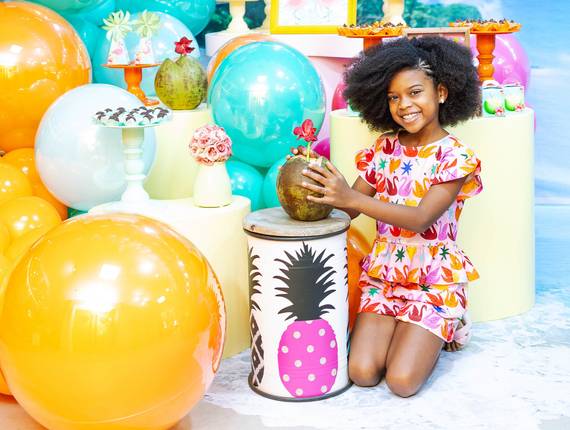 Aniversário Infantil de Livia faz 10 anos - Festa tropical