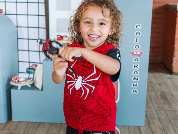 Aniversário Infantil de Caio 3 anos - Tema homem aranha