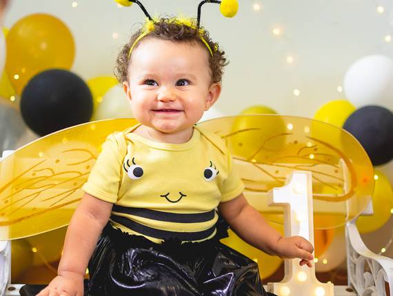 Ensaio infantil de Ensaio Smash Anna Luiza