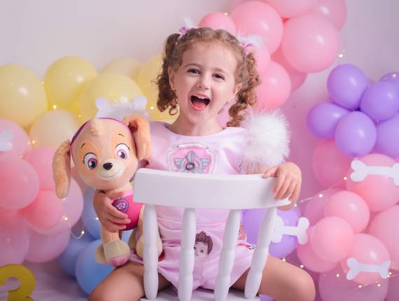 Ensaio Infantil de Maria Luiza -Parabens pra vocÊ 