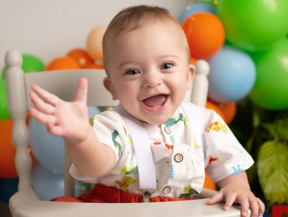 Ensaio Infantil de Bernardo - smash the cake 1 aninho