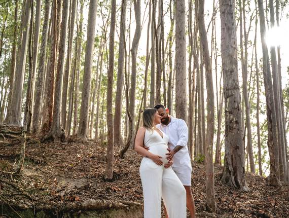 Gestantes de Ariane e Wellington 