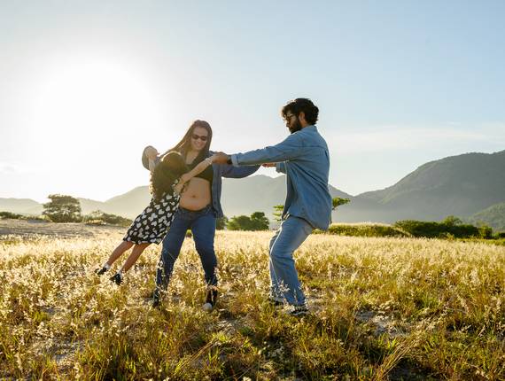 Gestantes de Cinthya e Thiago - A espera da Lu