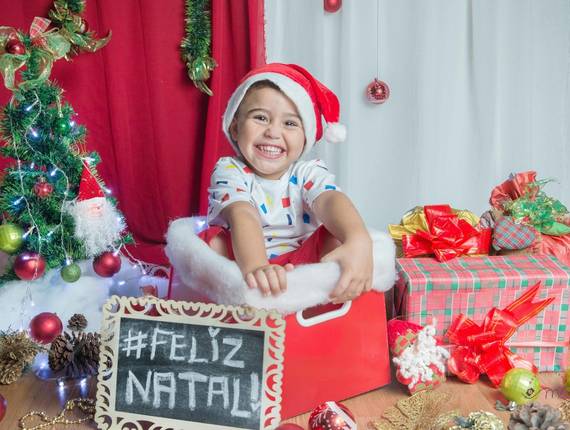 Ensaio Infantil de Ensaio Natal 