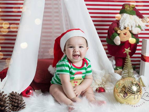 Ensaio Infantil de Ensaio Temático - Natal 2019