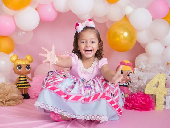 Ensaio Infantil de Allana - smash the cake